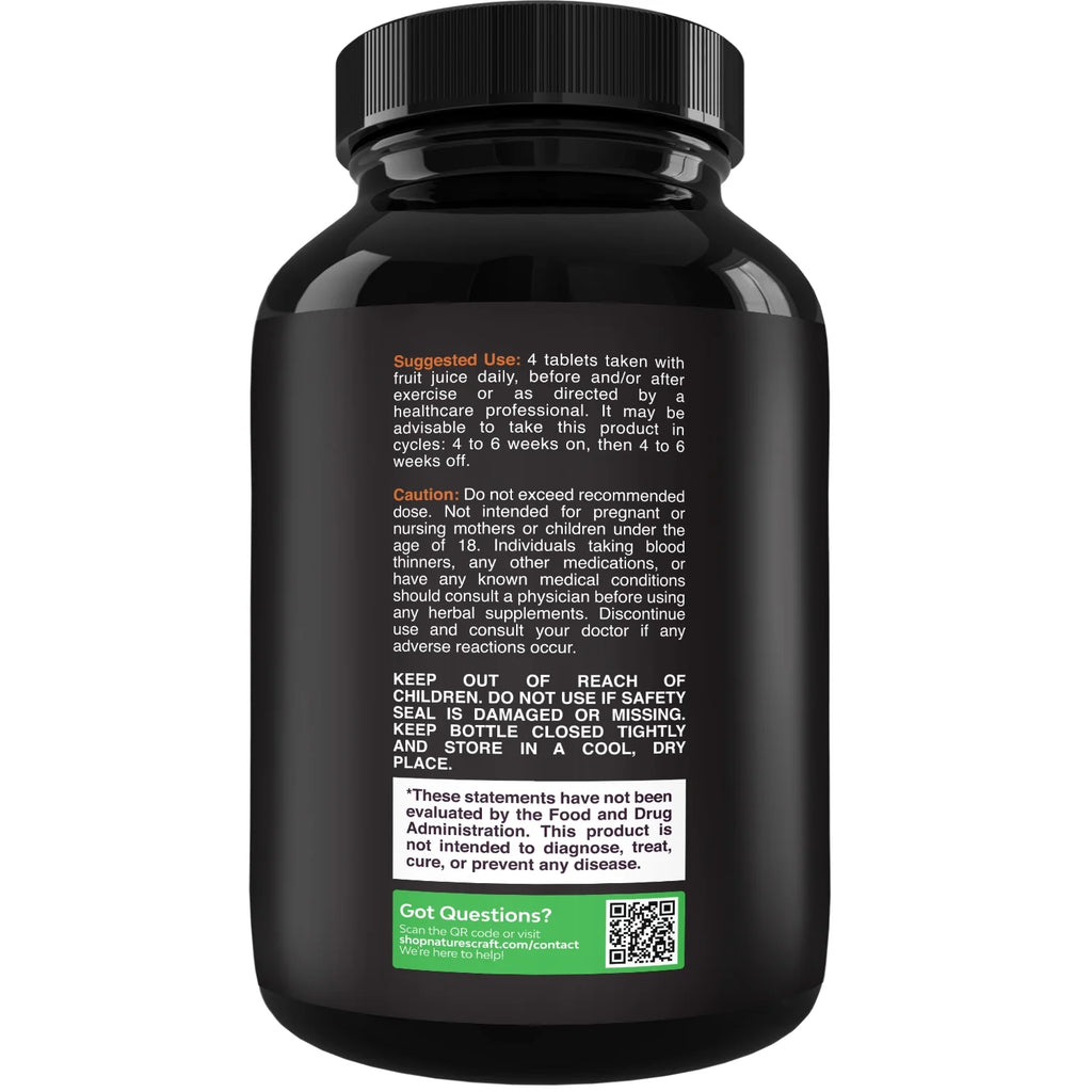 High Strength Tri Phase Creatine Tablets for Women & Men - Formula Blend of Creatine Monohydrate, 300Mg HCL & Pyruvate Supplement - Muscle Mass Gain & Recovery Supplement - 120 Count