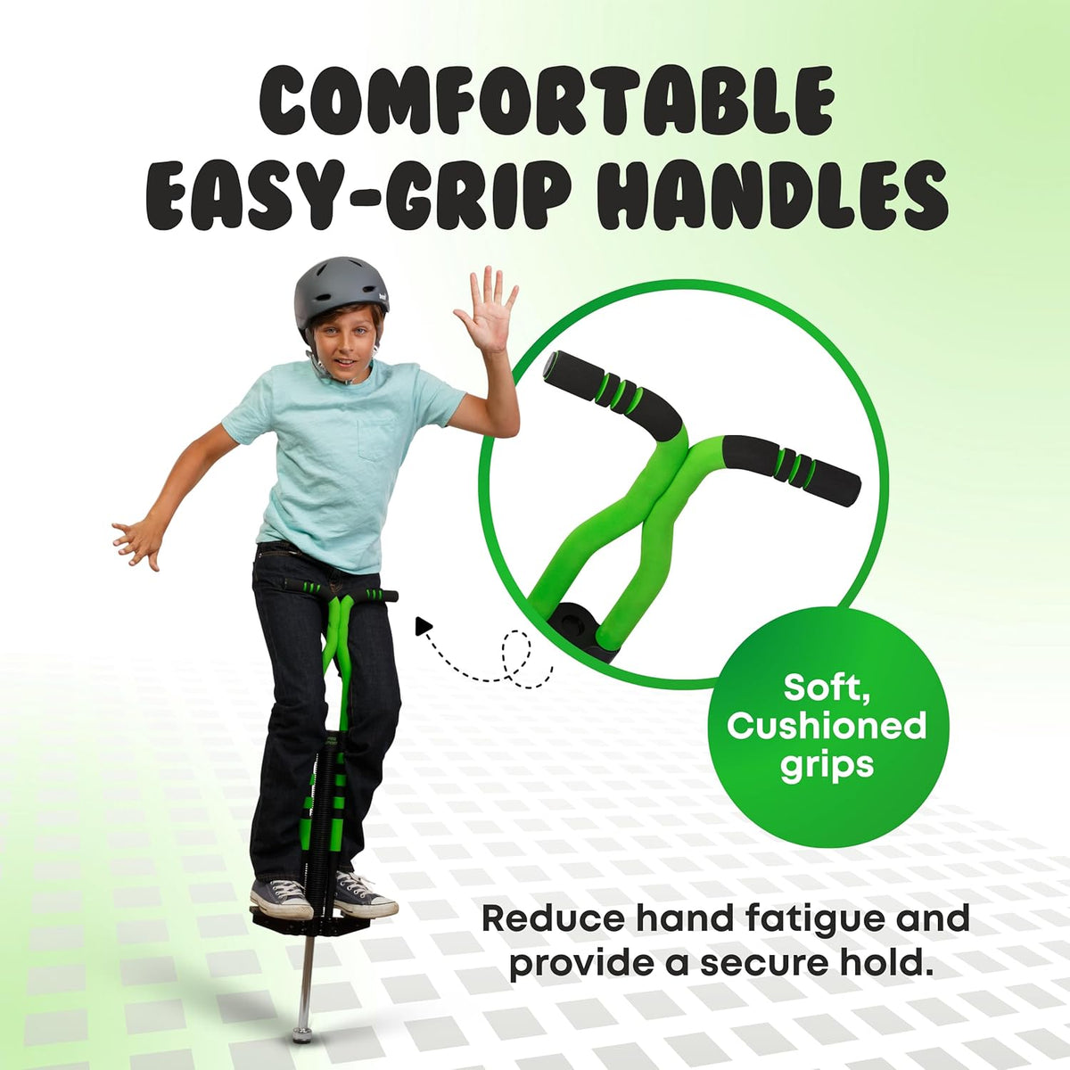 Pogo Stick for Kids - Pogo Sticks for Ages 9 and Up, 80 to 160 Lbs - Pro Sport Edition, Quality, Easy Grip, Pogostick for Hours of Wholesome Fun